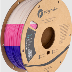 POLYLITE PLA TEMPERATURE COLOUR CHANGE PURPLE/PINK/TRANSLUCENT  1.75mm - 1kg By Polymaker