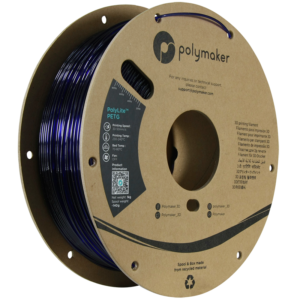 POLYLITE PET-G TRANSLUCENT BLUE 1.75mm - 1kg By Polymaker
