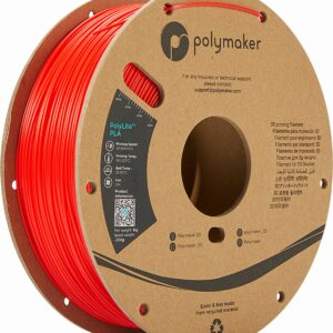 POLYLITE PLA RED 1.75mm - 1kg By Polymaker