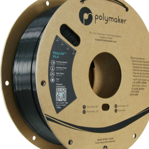 POLYLITE PLA SILK - BLACK 1.75mm - 1kg By Polymaker