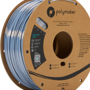 POLYLITE PLA SILK - SILVER 1.75mm - 1kg By Polymaker