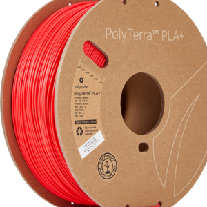 POLYTERRA PLA+ RED 1.75mm - 1kg By Polymaker