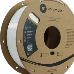 POLYLITE PLA SILK - WHITE 1.75mm - 1kg By Polymaker